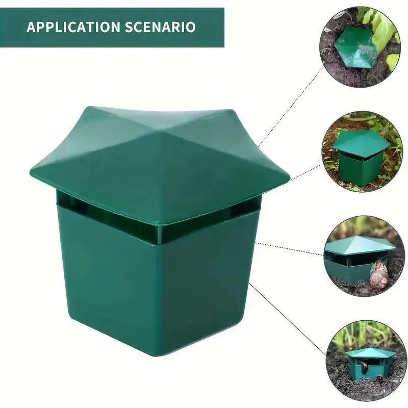 Plastic Snail Trap Cage, Reusable Snail Catcher Box, Garden Yard Farm Insect Trap Snail House Pest Control Tool