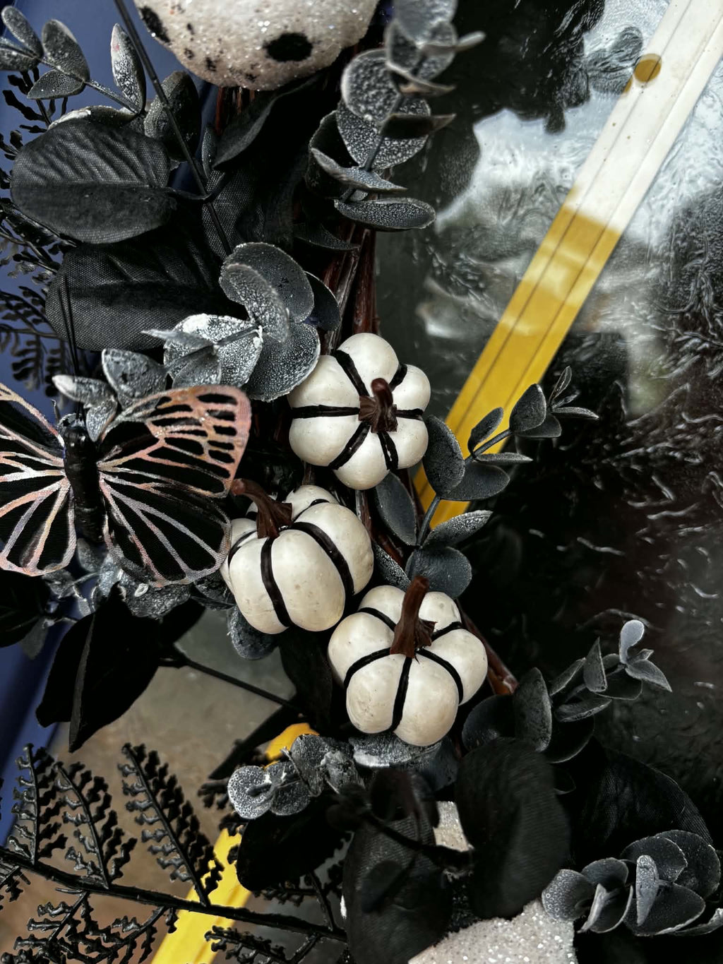 Gothic Butterfly Wreath