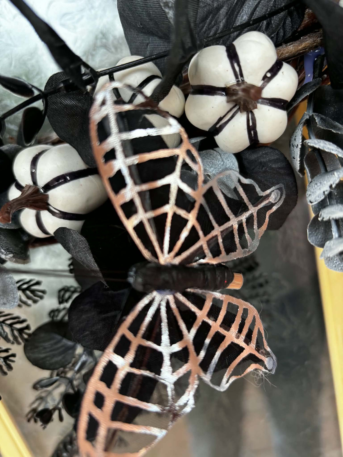 Gothic Butterfly Wreath