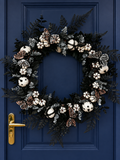Gothic Butterfly Wreath