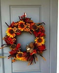 Autumn Squirrel Wreath