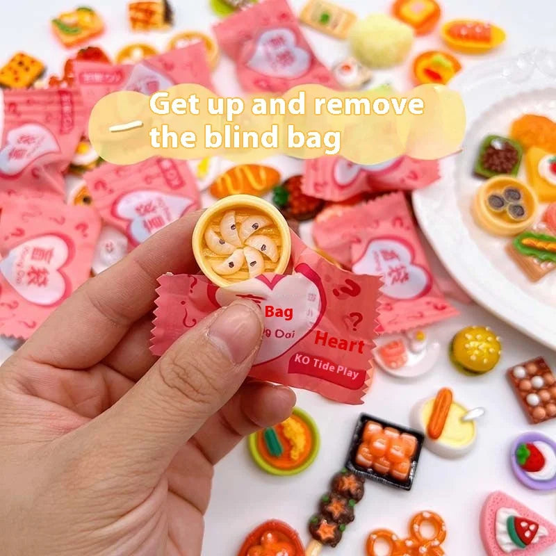 40 Pieces Of Mini Resin Candy Blind Boxes Food Accessories Home Crafts Decoration Cake Blind Bags Randomly Gited As Gifts